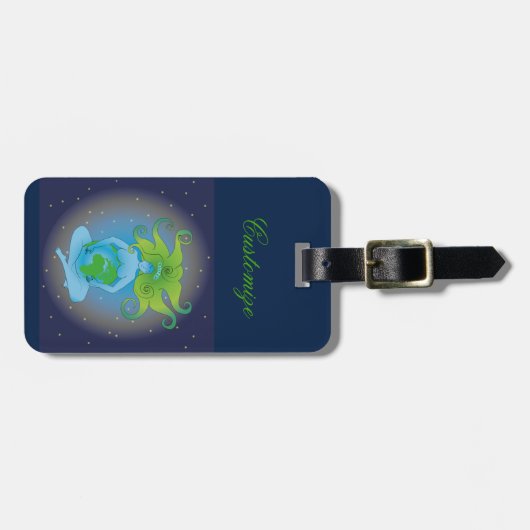 new age Gaia Goddess Thunder_Cove Bagagelabel (Voorkant horizontaal)