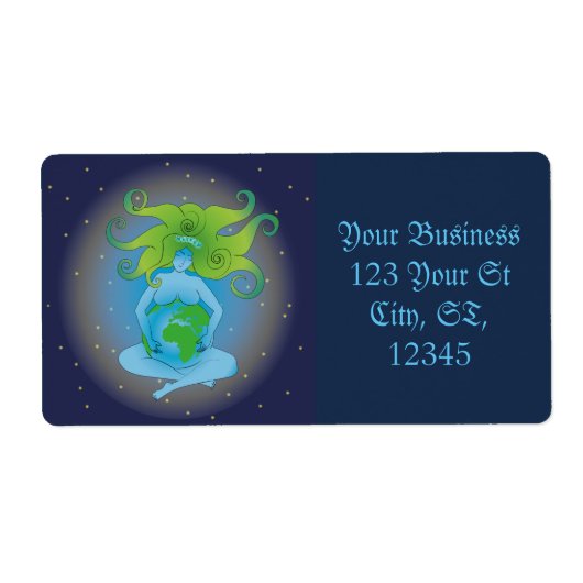 new age Gaia Goddess Thunder_Cove Etiket (Voorkant)