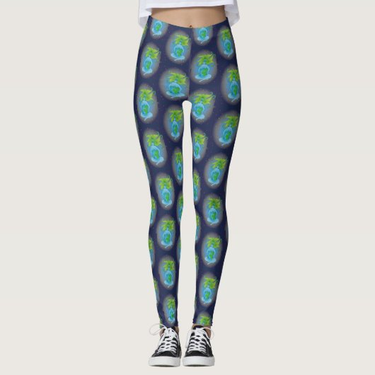 new age Gaia Goddess Thunder_Cove Leggings (Voorkant)