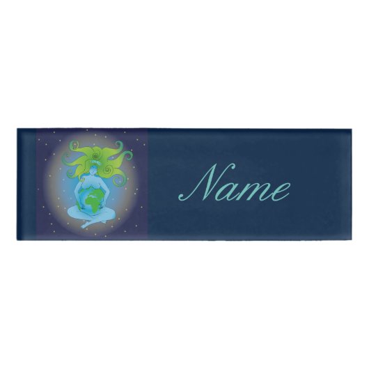 new age Gaia Goddess Thunder_Cove Naambadge (Voorkant)