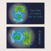 new age Gaia Goddess Thunder_Cove Visitekaartje (Voorkant /achterkant)