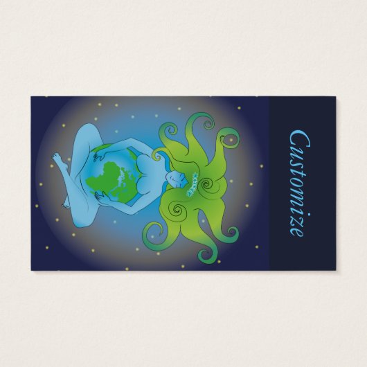 new age Gaia Goddess Thunder_Cove Visitekaartje (Achterkant)
