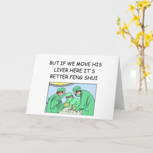 new age grappig kaart (Gele Bloem)