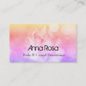 *~* New age Healer Reiki Crystal Yoga Reiki Master Visitekaartje (Voorkant)