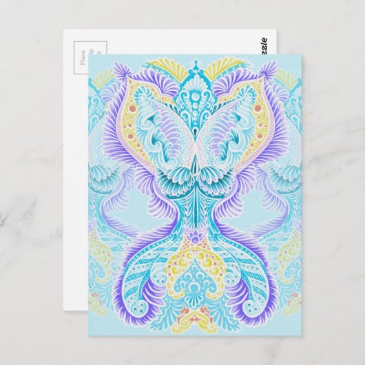 New age Hergeboorte, Briefkaart (Voorkant / Achterkant)