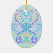 New age Hergeboorte, Keramisch Ornament (Voorkant)