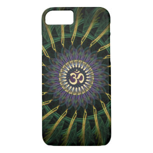 New age Hoesje Groen Goud Aum Swirl