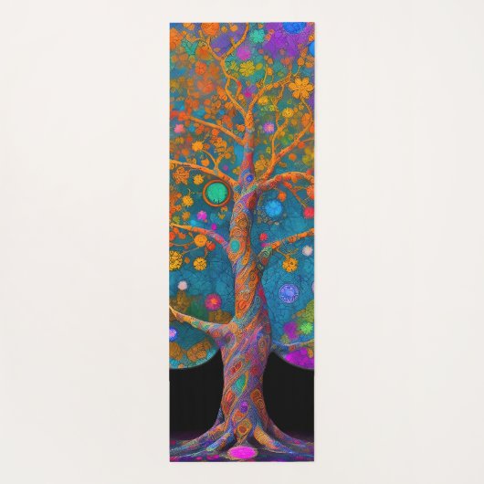 New age Kosmisch Yogamat (Achterkant)