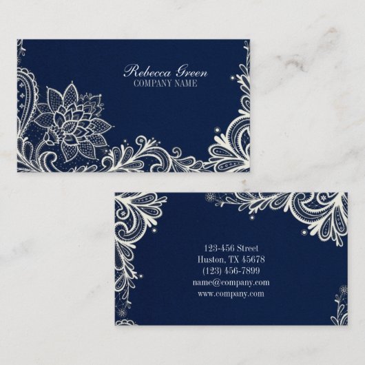 new age marinemannetje visitekaartje (Voorkant / Achterkant)