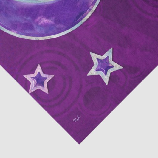 New age Moth Mystic Tissuepapier (Detail)