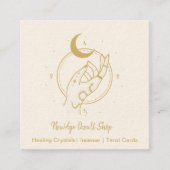 new age occulte winkel vierkante visitekaartje (Voorkant)