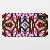 new age Pink Batik iPhone 3 Case-Mate Hoesje (Achterkant (horizontaal))