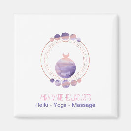 new age Roos Gold Pink Paars Geometrie Magneet