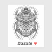 New age Scarab Egyptisch Sticker (Vel)