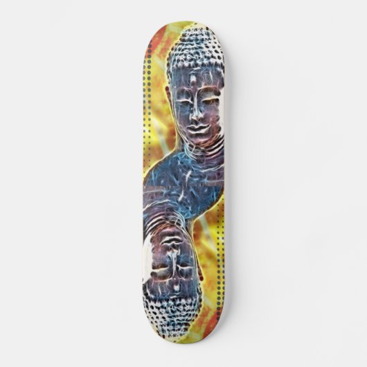 New age Spiritueelste Yoga Meditatie Skateboard (Voorkant)