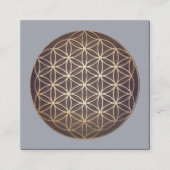 new age Spirituele reddingsbloem Vierkante Visitekaartje (Voorkant)