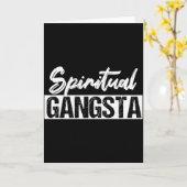New Age Sritual Srituality Yoga Gangster Enlighten Kaart (Gele Bloem)