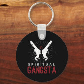 New Age Sritual Srituality Yoga Gangster Enlighten Sleutelhanger (Voorkant)