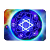 new age ster van David Magnet Magneet (Horizontaal)