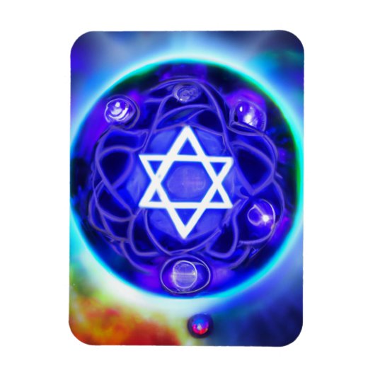 new age ster van David Magnet Magneet (Verticaal)