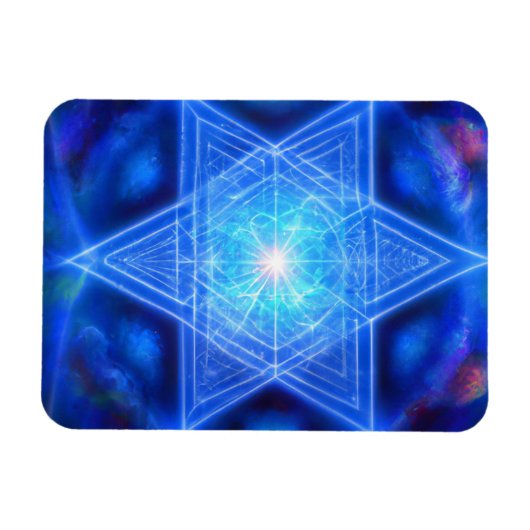 new age ster van David Magnet Magneet (Horizontaal)