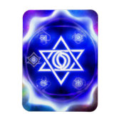 new age ster van David Magnet Magneet (Verticaal)