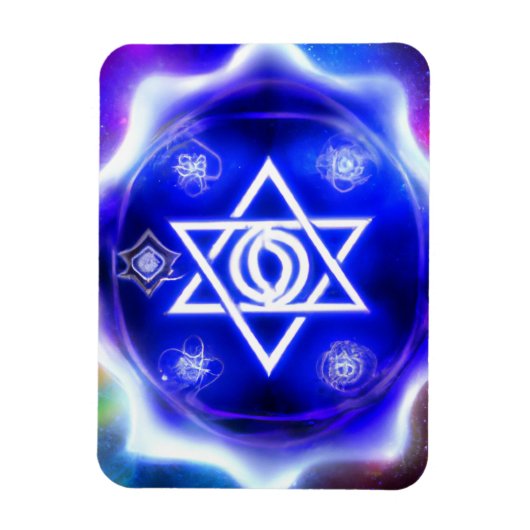 new age ster van David Magnet Magneet (Verticaal)