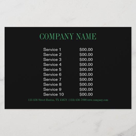 New Age Yoga-instructrice smaragdgroene Mandala Flyer (Achterkant)