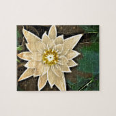 new age Zen Boeddhisme Yoga Namaste White Lotus Legpuzzel (Horizontaal)