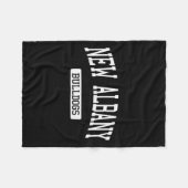 New Albany High School Hs New Albany In Varsity Sr Fleece Deken (Voorkant (Horizontaal))