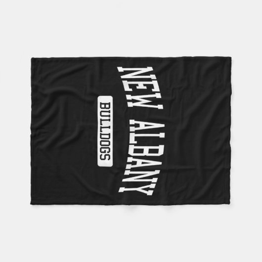 New Albany High School Hs New Albany In Varsity Sr Fleece Deken (Voorkant (Horizontaal))