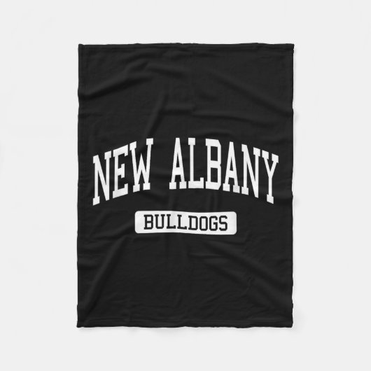 New Albany High School Hs New Albany In Varsity Sr Fleece Deken (Voorkant)