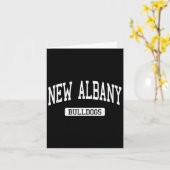 New Albany High School Hs New Albany In Varsity Sr Kaart (Gele Bloem)