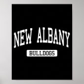 New Albany High School Hs New Albany In Varsity Sr Poster (Voorkant)