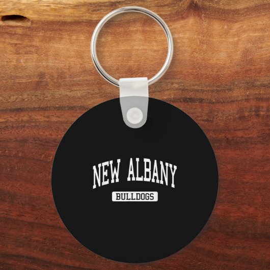 New Albany High School Hs New Albany In Varsity Sr Sleutelhanger (Voorkant)