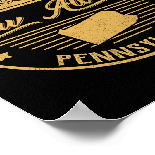 New Albany Pennsylvania Its Where My Story Begins  Poster (Hoek)