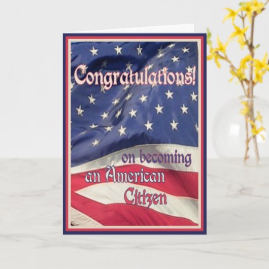 New American Citizen Kaart (Gele Bloem)