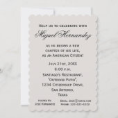 New American Citizen+U.S. Vlaggenfeestpartij Kaart (Achterkant)