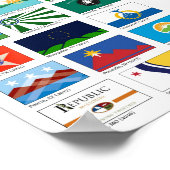 New American City Flags, 2012-2017 Poster (Hoek)