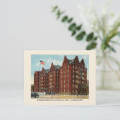  New Amsterdam Hotel Cleveland OH Briefkaart (Staand voorkant)