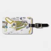 New Amsterdam Map, 1661 Bagagelabel (Voorkant horizontaal)