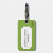 New Amsterdam Map, 1661 Bagagelabel (Achterkant verticaal)