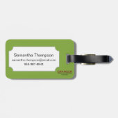 New Amsterdam Map, 1661 Bagagelabel (Achterkant horizontaal)