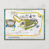 New Amsterdam Map, 1661 Briefkaart (Voorkant)