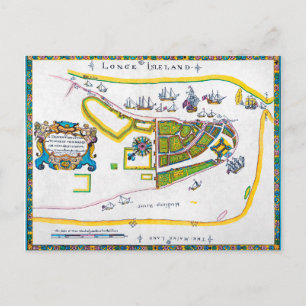 New Amsterdam Map, 1661 Briefkaart