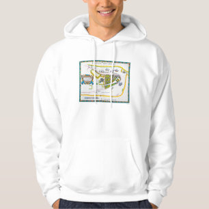 New Amsterdam Map, 1661 Hoodie