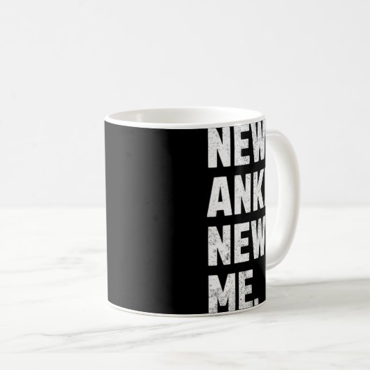 New Ankle, New Me! Funny Ankle Replacement Surgery Koffiemok (Voorkant rechts)