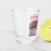 New Archangel, Russisch schilderij (Sitka) Shot Glas (Links)