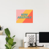 New Arrivals Sign, Retro Style New Arrivals Poster (Thuiskantoor)