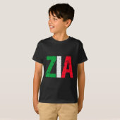 New Aunt Italian Zia Italian American Aunt Gift T-shirt (Voorkant volledig)